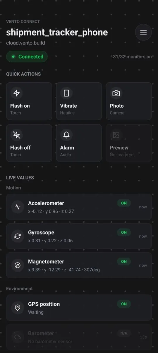 Tracker de envíos con el móvil